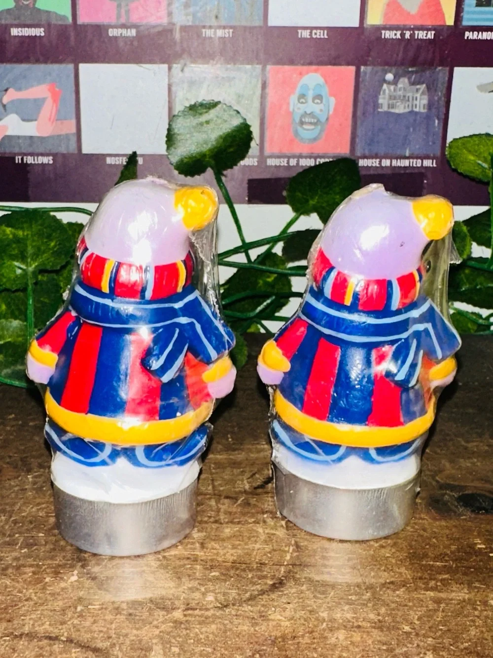 Christmas Snowman Figural Tea Light Candles
